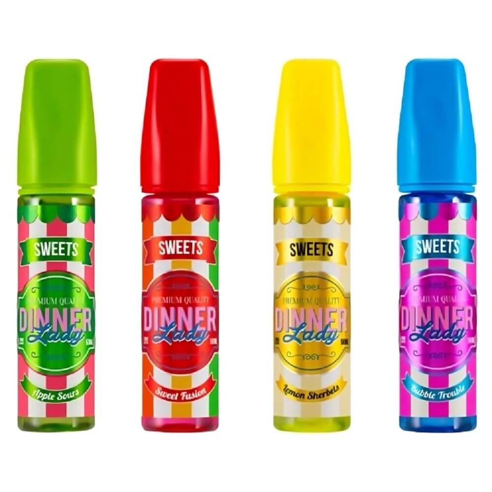 Dinner Lady Shortfill 50ml | Sweet E-Liquid UK