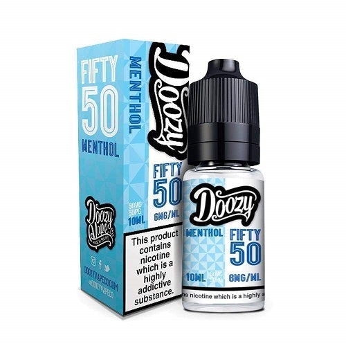Doozy Vape 10ml E Liquid Pack of 10, Menthol Flavour