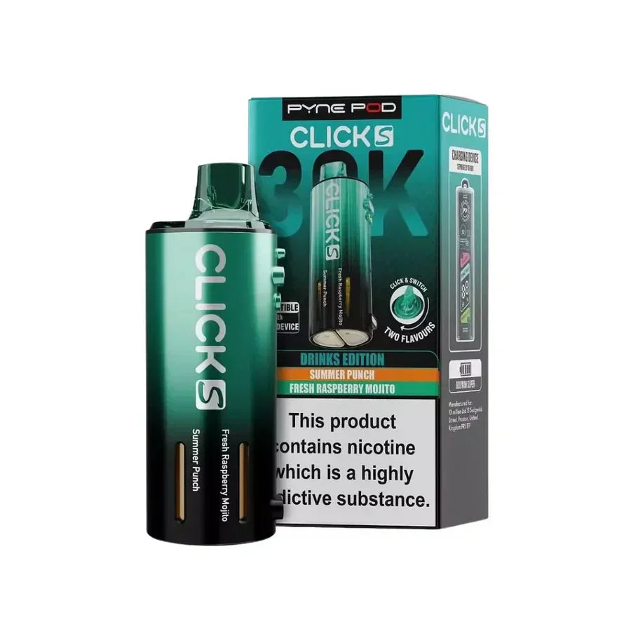 Pyne Pod Click S 30K Prefilled Replacement Pods - Box of 5