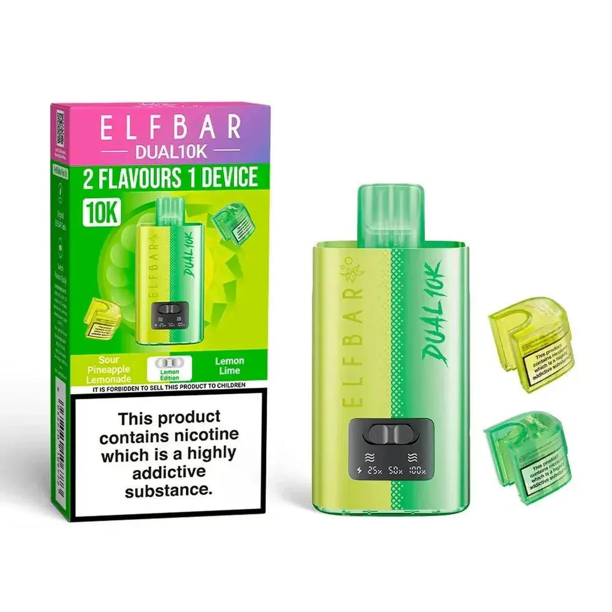 Elf B Dual 10K Puffs Prefilled Pod Vape kit - Box of 5