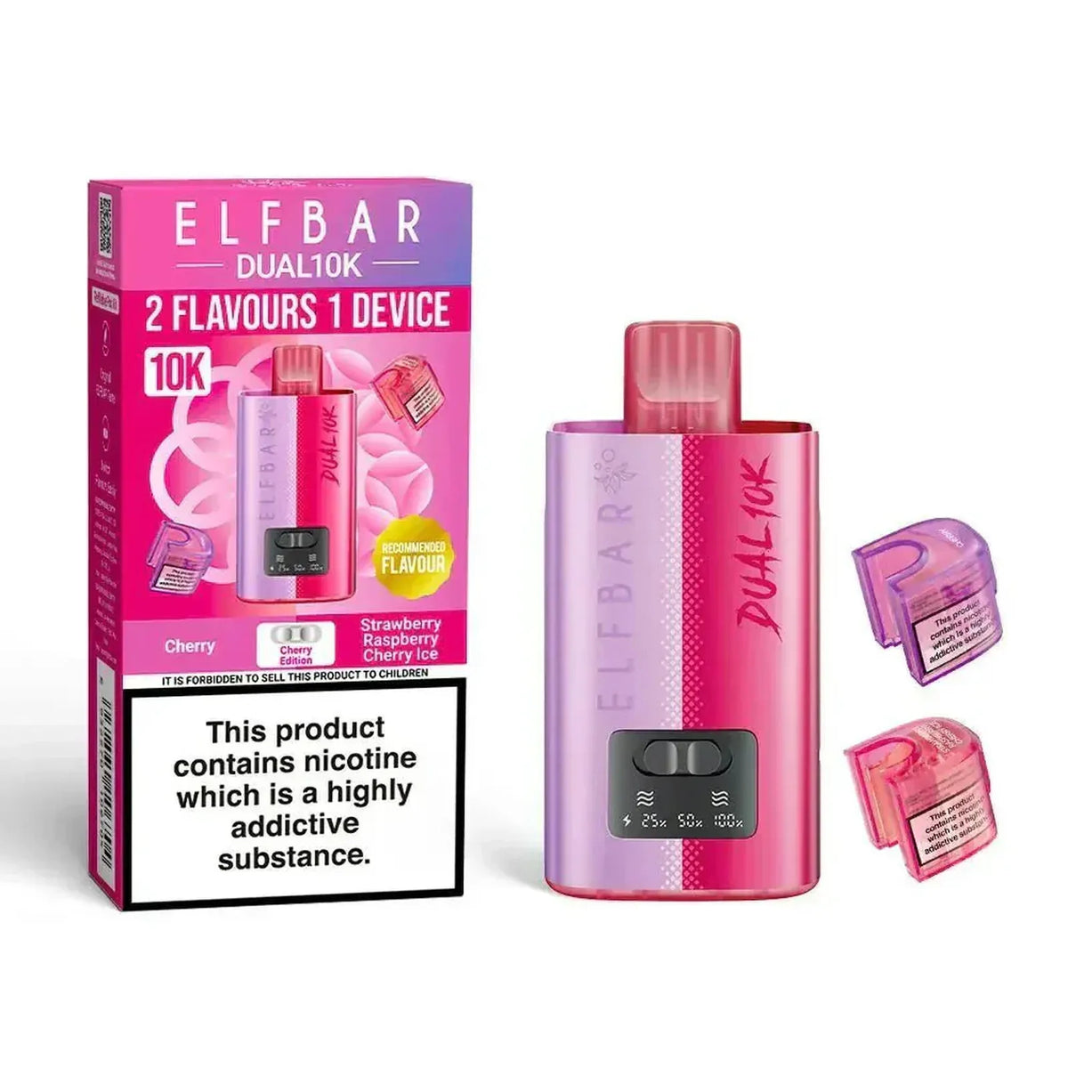 Elf B Dual 10K Puffs Prefilled Pod Vape kit - Box of 5