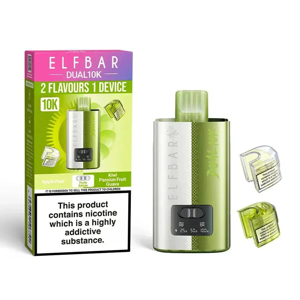 Image Of Elf B Dual 10k Prefilled Pod Vape kit - Box of 5