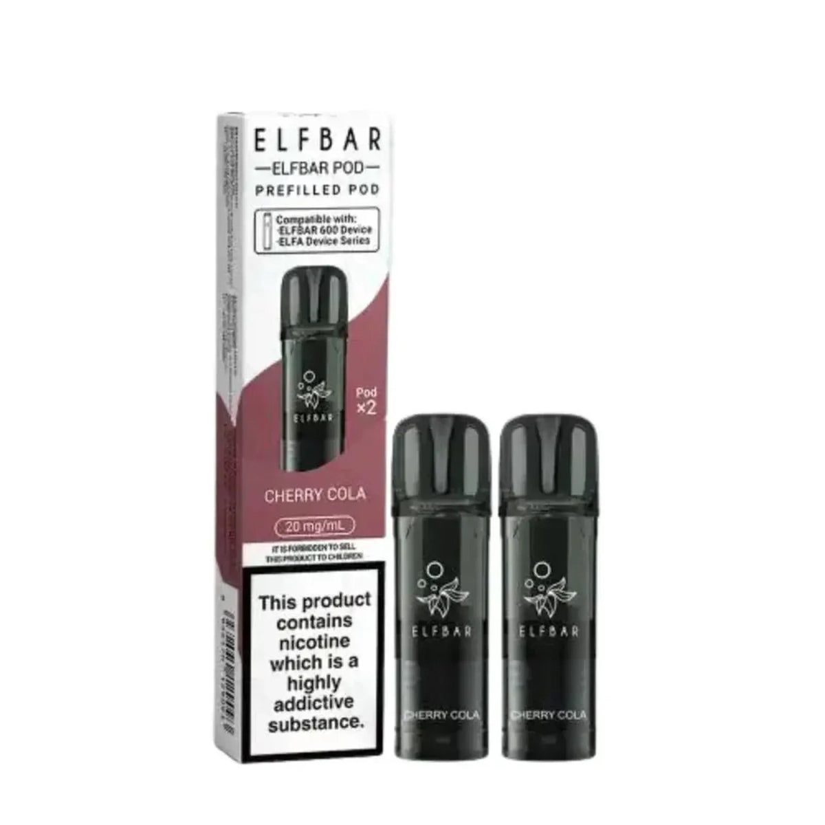 Elf Bar 600 Prefilled Replacement Pods - Box of 10