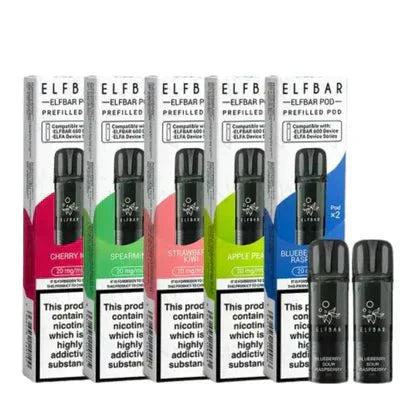 Elf Bar 600 Prefilled Replacement Pods - Box of 10