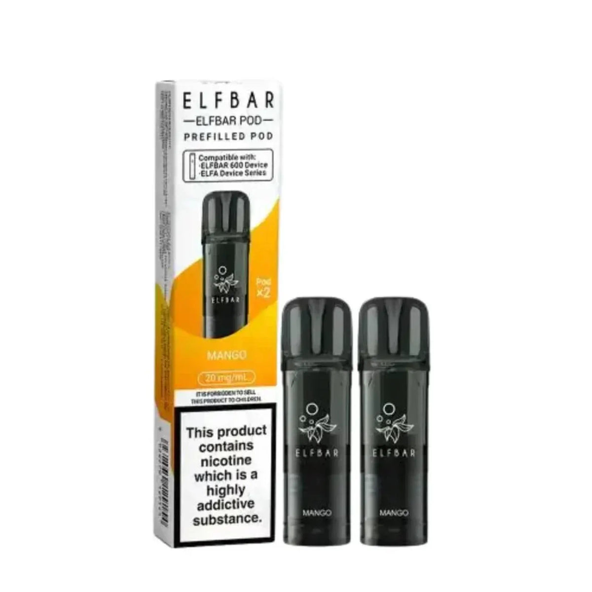 Elf Bar 600 Prefilled Replacement Pods - Box of 10