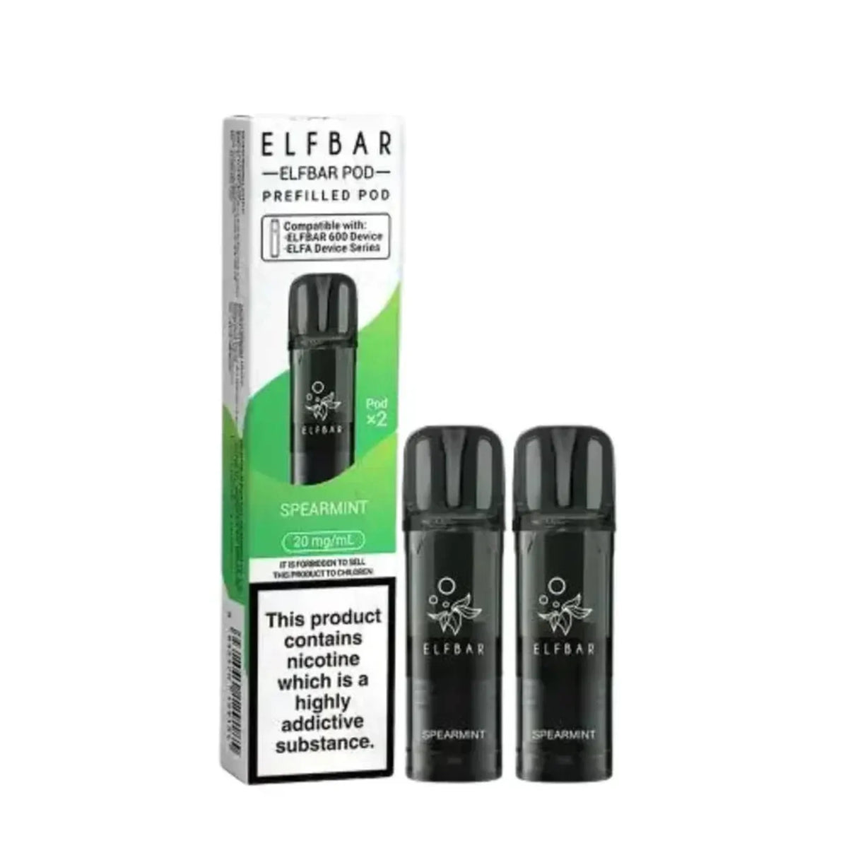 Elf Bar 600 Prefilled Replacement Pods - Box of 10
