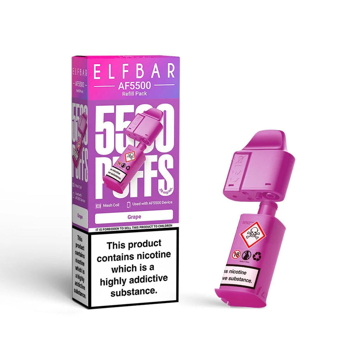 Elf bar AF5000 Refill Replacement Pods - Box of 5