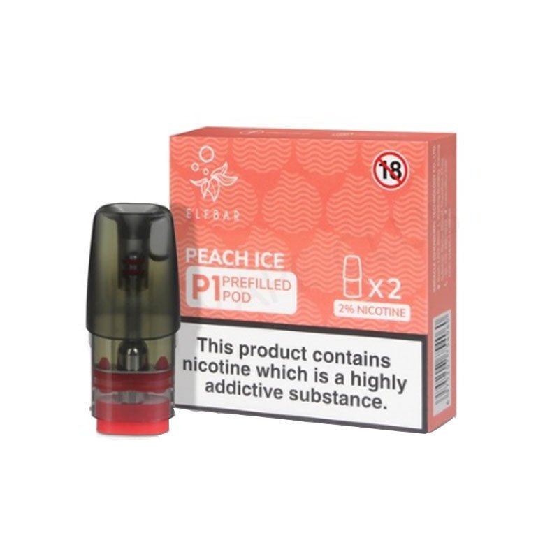 Elf Bar Mte P1 Pre-Filled Replacement Pods Pack Of 2 - #Simbavapeswholesale#