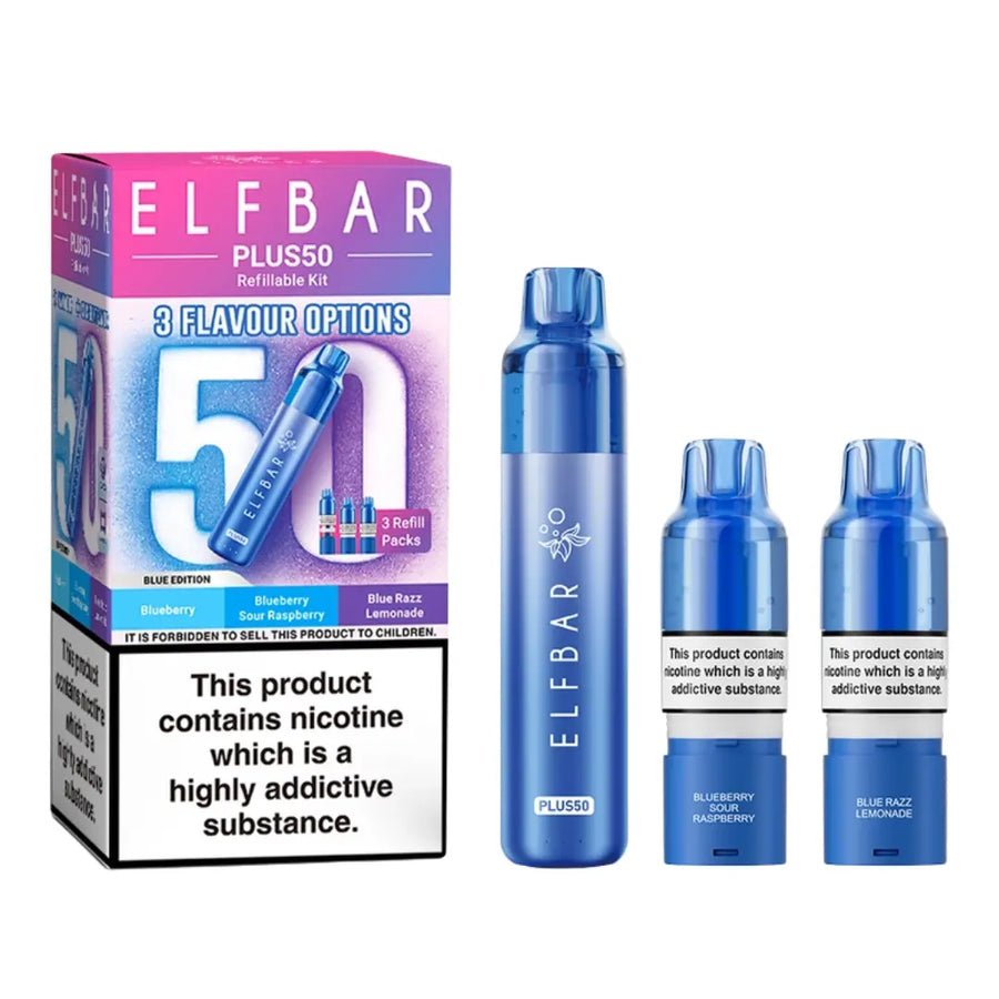 Elf Bar Plus 50 Vape Kit ( Box of 5) - Wholesale Price !