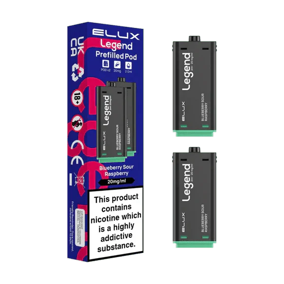 Elux Legend 1500 Replacement Pods Pack of 2 - Wholesale Price !