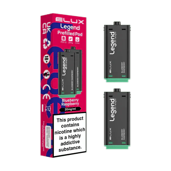 Elux Legend 1500 Replacement Pods - Pack of 2
