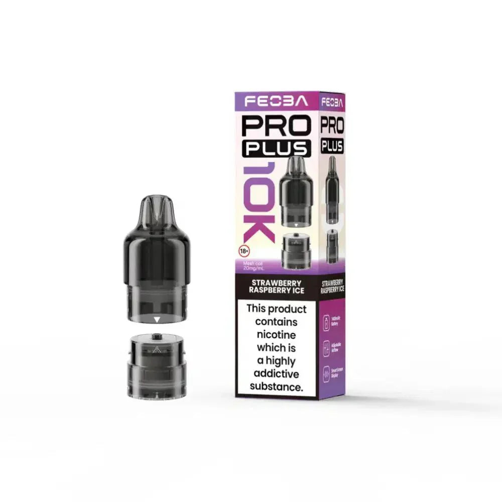 Feoba Pro Plus 10k Replacement Pods Pack of 5 - Wholesale Price !