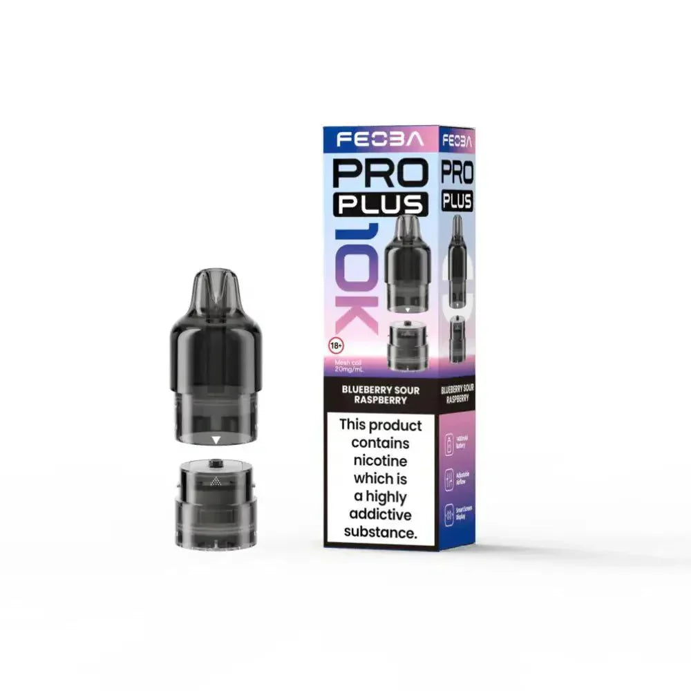 Feoba Pro Plus 10k Replacement Pods Pack of 5 - Wholesale Price !