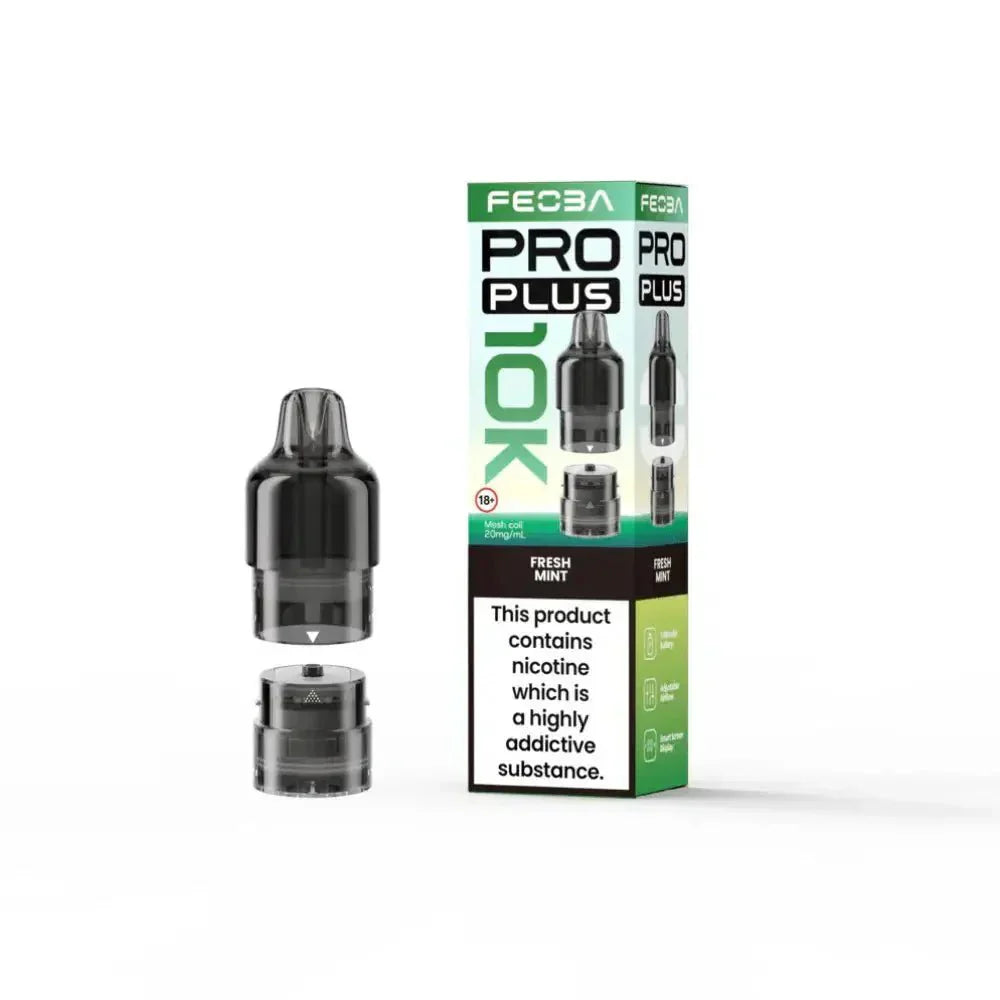Feoba Pro Plus 10k Replacement Pods Pack of 5 - Wholesale Price !