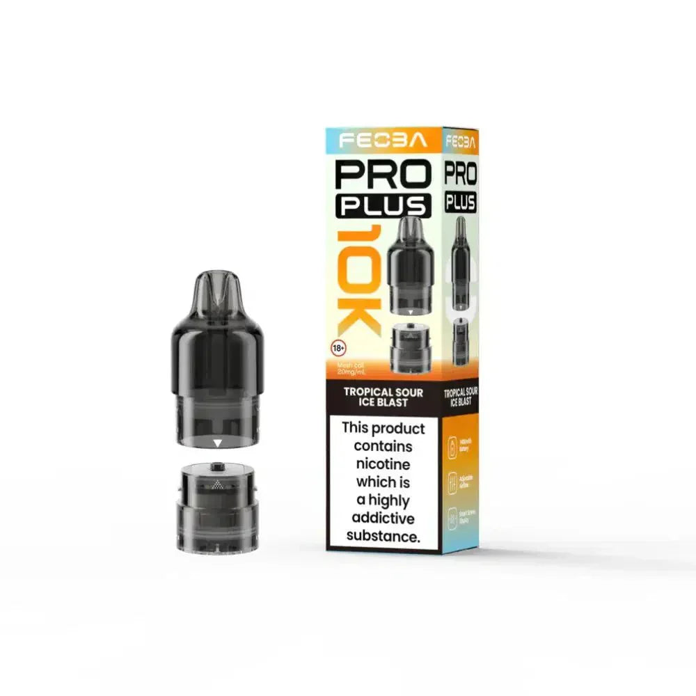 Feoba Pro Plus 10k Replacement Pods Pack of 5 - Wholesale Price !