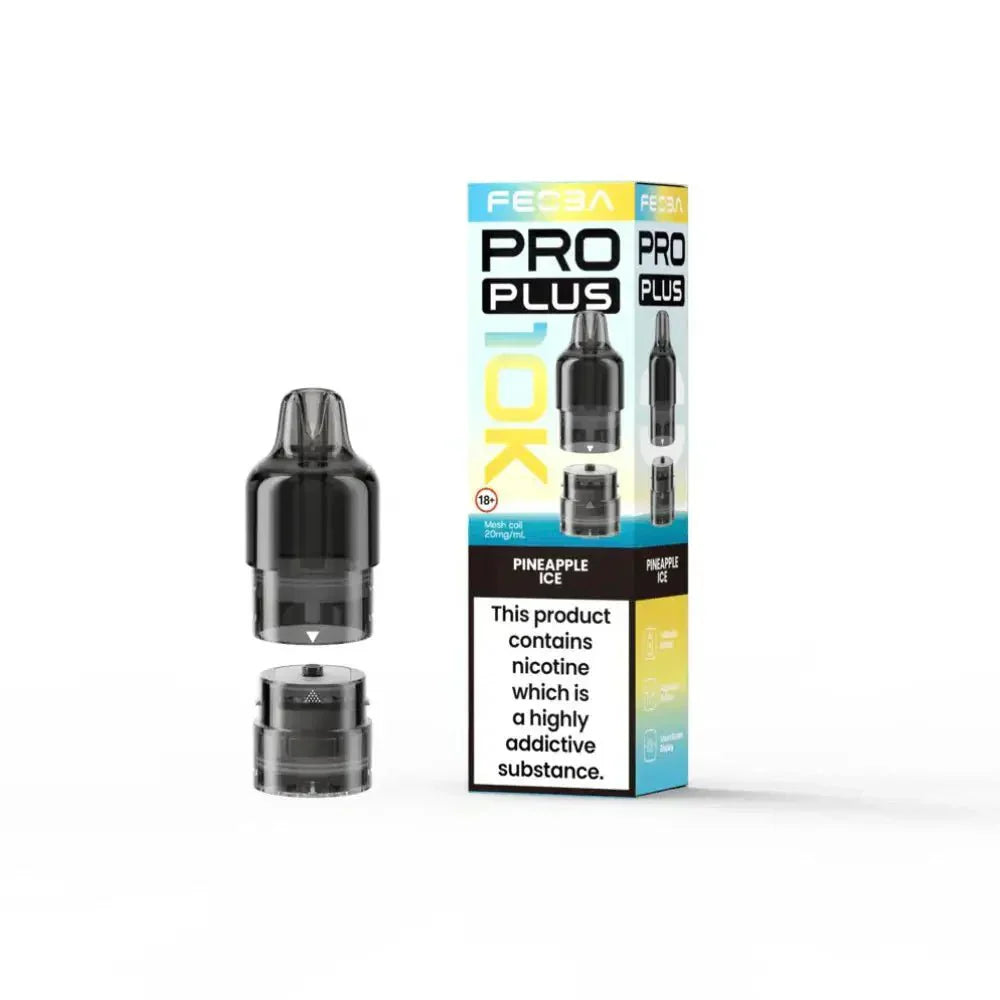 Feoba Pro Plus 10k Replacement Pods Pack of 5 - Wholesale Price !