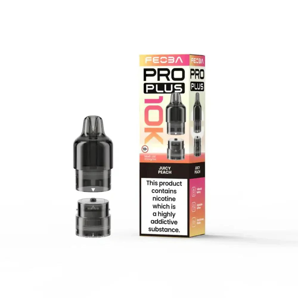 Feoba Pro Plus 10k Replacement Pods Pack of 5 - Wholesale Price !