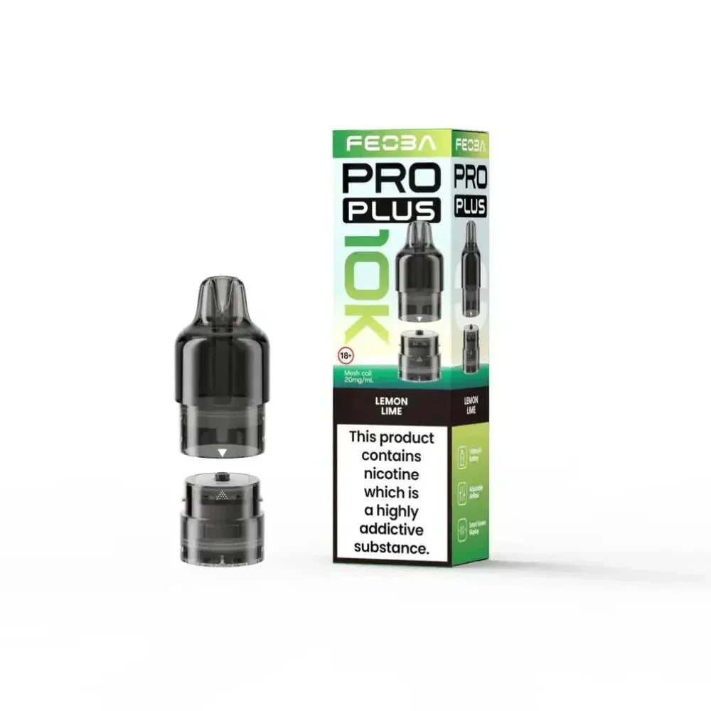 Feoba Pro Plus 10k Replacement Pods Pack of 5 - Wholesale Price !