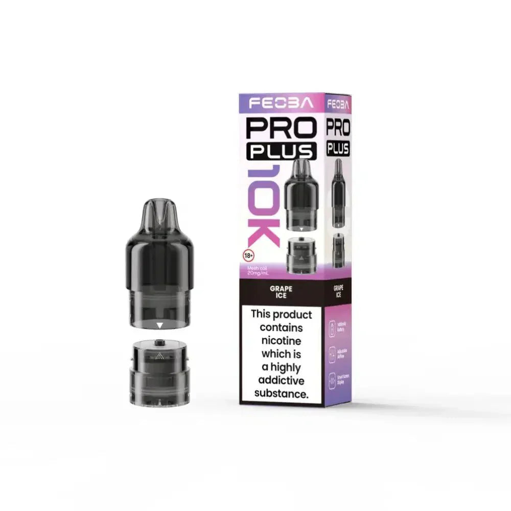 Feoba Pro Plus 10k Replacement Pods Pack of 5 - Wholesale Price !