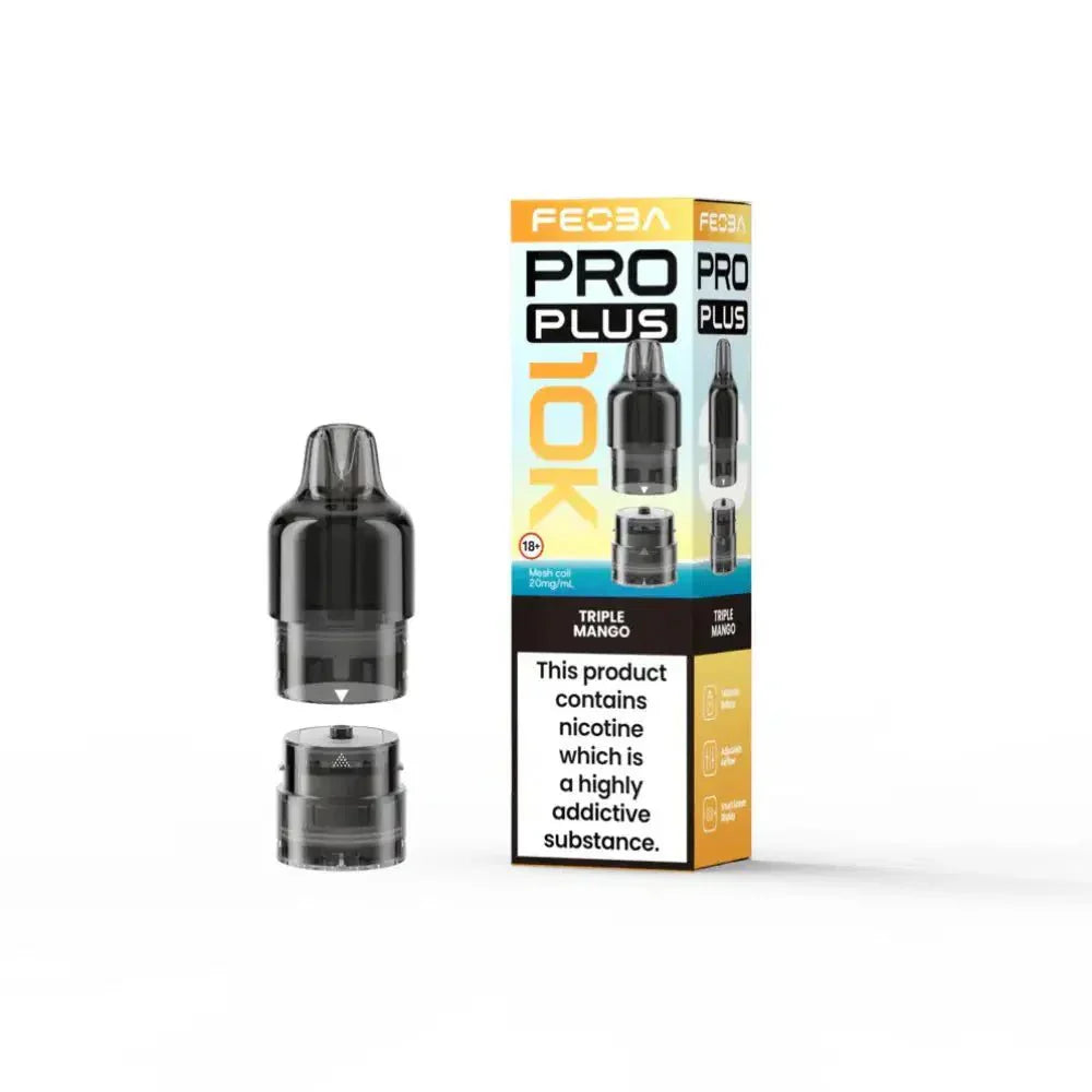 Feoba Pro Plus 10k Replacement Pods Pack of 5 - Wholesale Price !