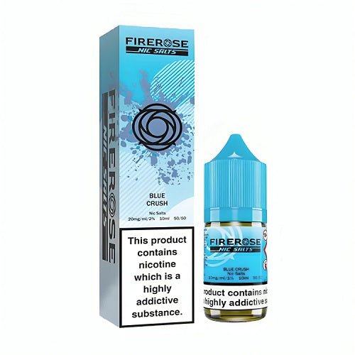 Firerose 5000 10ml Nic Salt E Liquid Pack of 10, Blue Crush Flavour