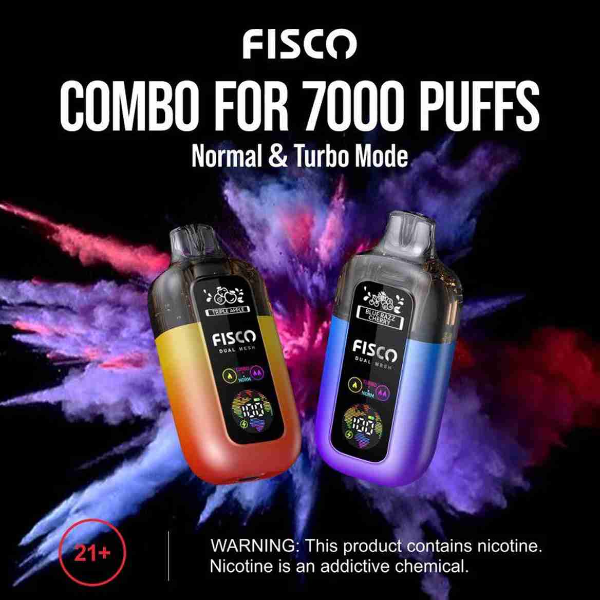 Fisco Point Pro 7000 Puff Prefilled Pod Kit - Box of 5