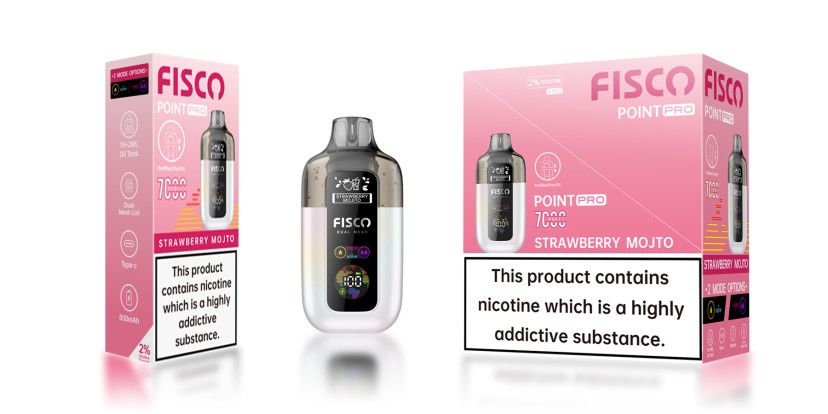 Fisco Point Pro 7000 Puff Prefilled Pod Kit - Box of 5