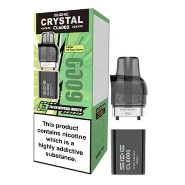 SKE Crystal CL6000 Prefilled Replacement Pods - Box of 5