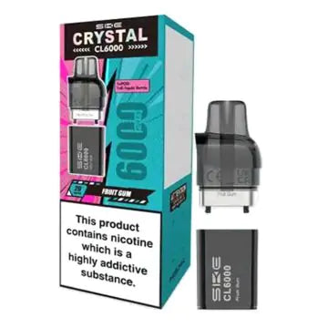SKE Crystal CL6000 Prefilled Replacement Pods - Box of 5