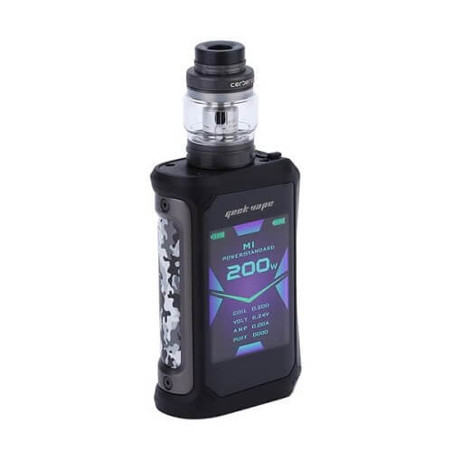 GeekVape Aegis X Cerberus Tank Vape Kit, Camo Gunmetal Color