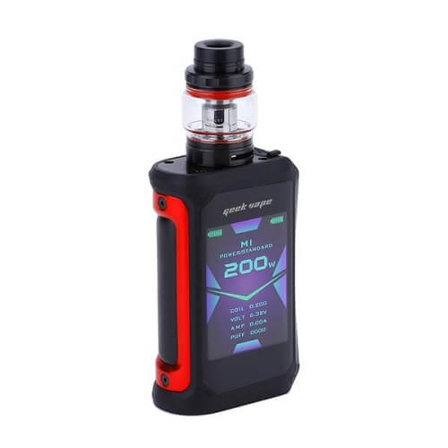 GeekVape Aegis X Cerberus Tank Vape Kit, Red Black Color