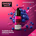 GHOT 3500 Nic Salts 10ml 20mg - Box of 10 available in 30 Blends with Very Berry Cranberry flavour
