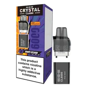SKE Crystal CL6000 Prefilled Replacement Pods - Box of 5