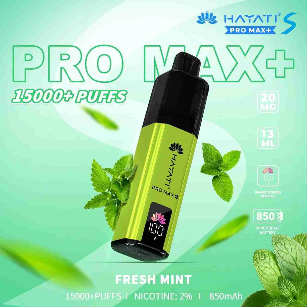 Hayati Pro Max S Plus 15K Prefilled Pod Kit - Box of 5