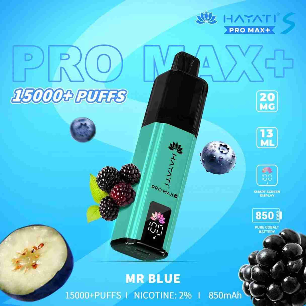 Hayati Pro Max S Plus 15K Prefilled Pod Kit - Box of 5