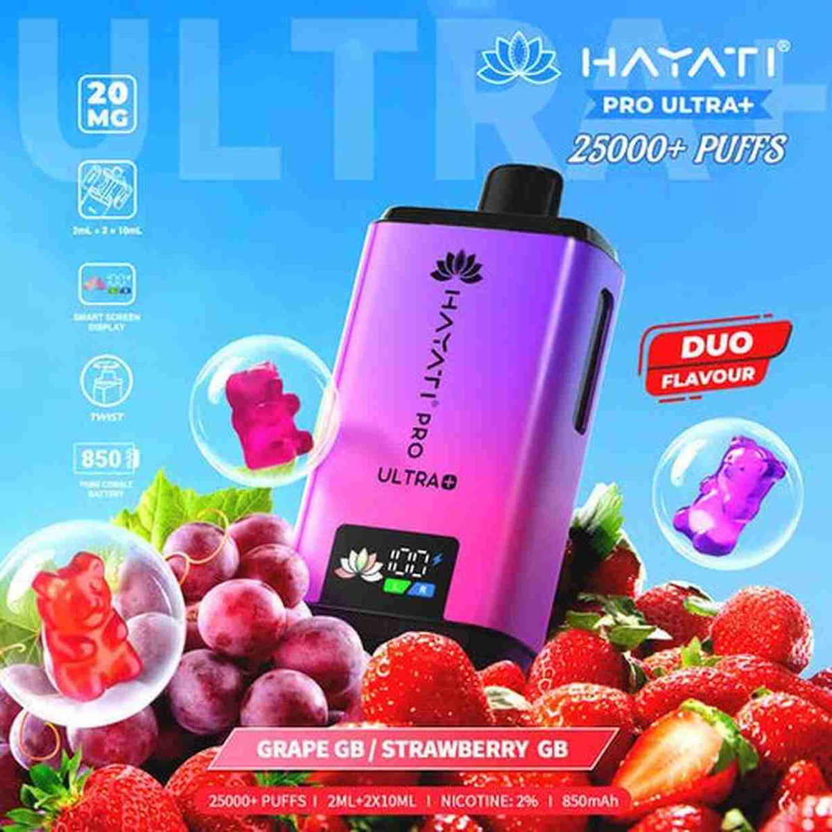 Hayati Pro Ultra Plus 25000 Prefilled Pod Kit - Box of 5