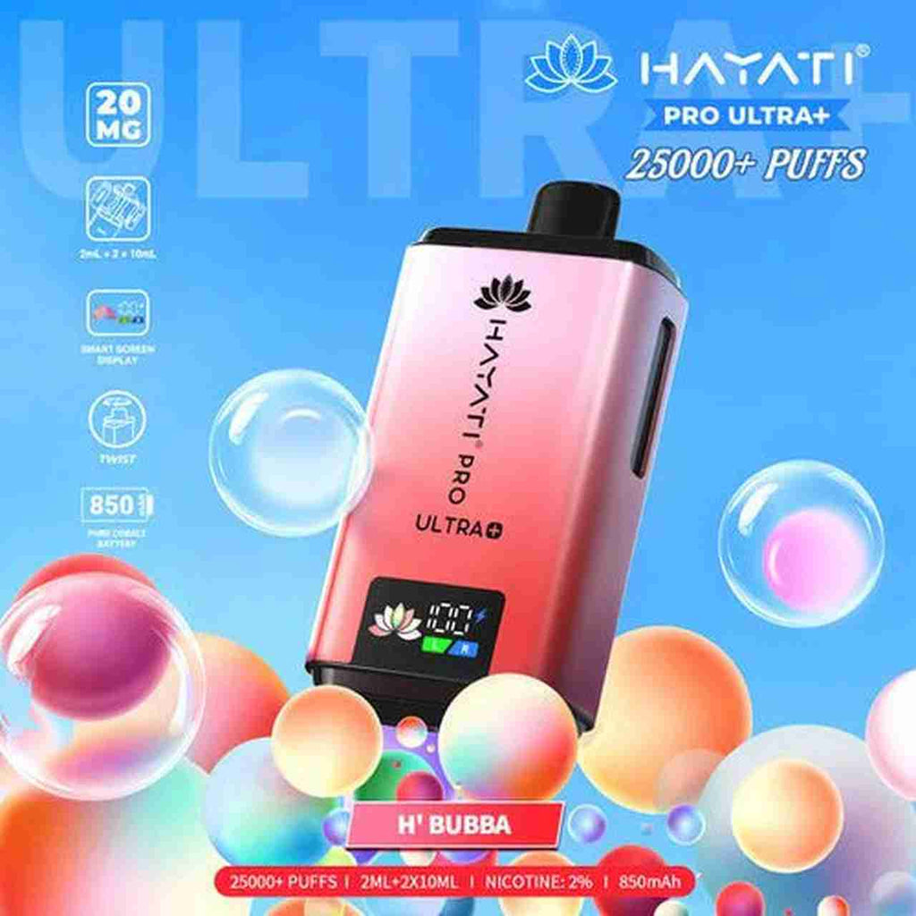Hayati Pro Ultra Plus 25000 Prefilled Pod Kit - Box of 5