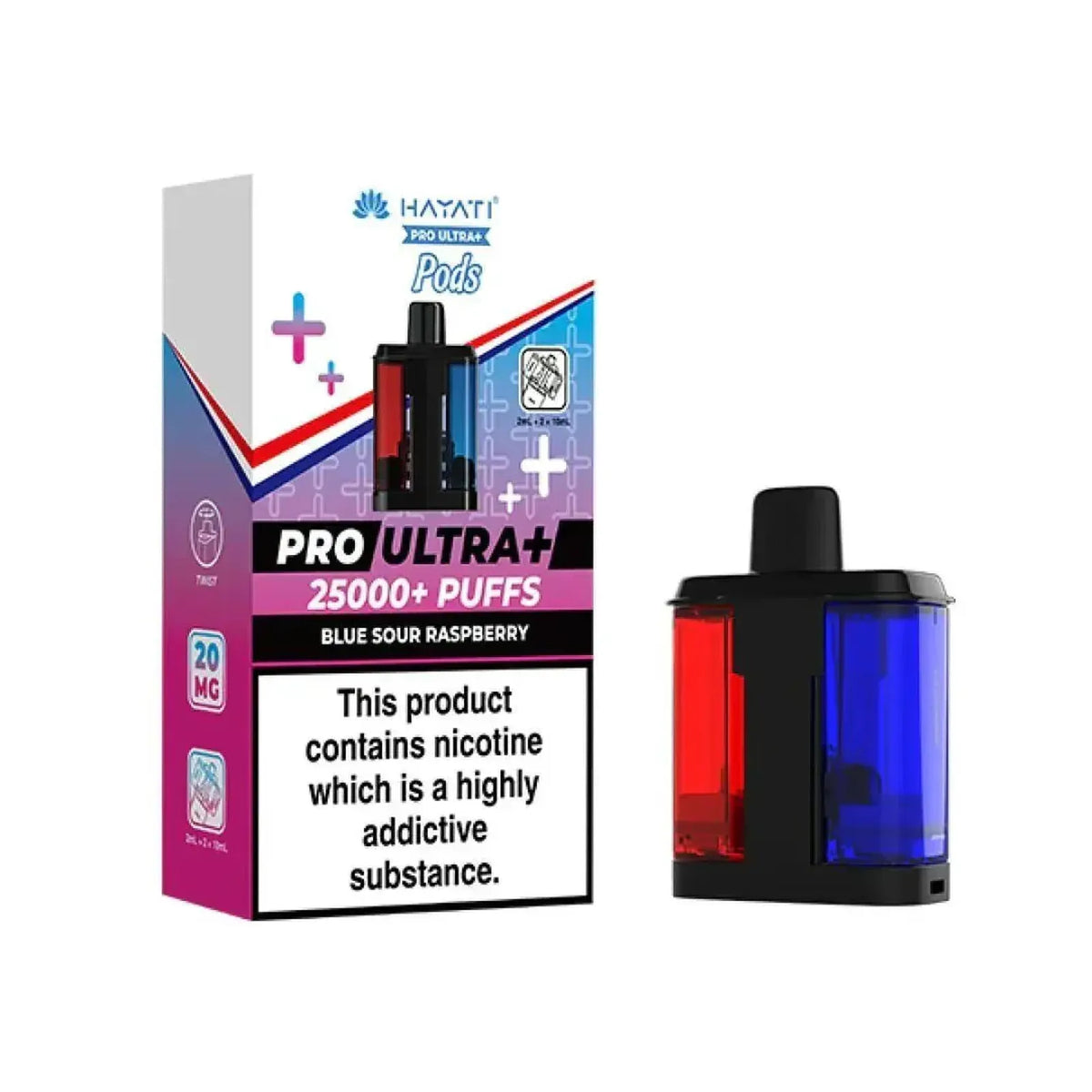Hayati Pro Ultra Plus 25K Prefilled Replacement Pods – Box of 5