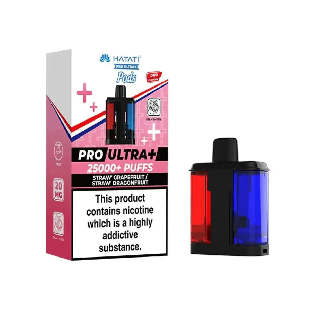 Hayati Pro Ultra Plus 25K Prefilled Replacement Pods – Box of 5
