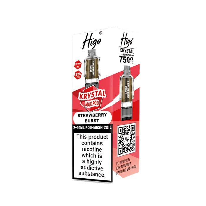 Higo Krystal Max 7500 Prefilled Pods Pack of 5 - Wholesale Price !