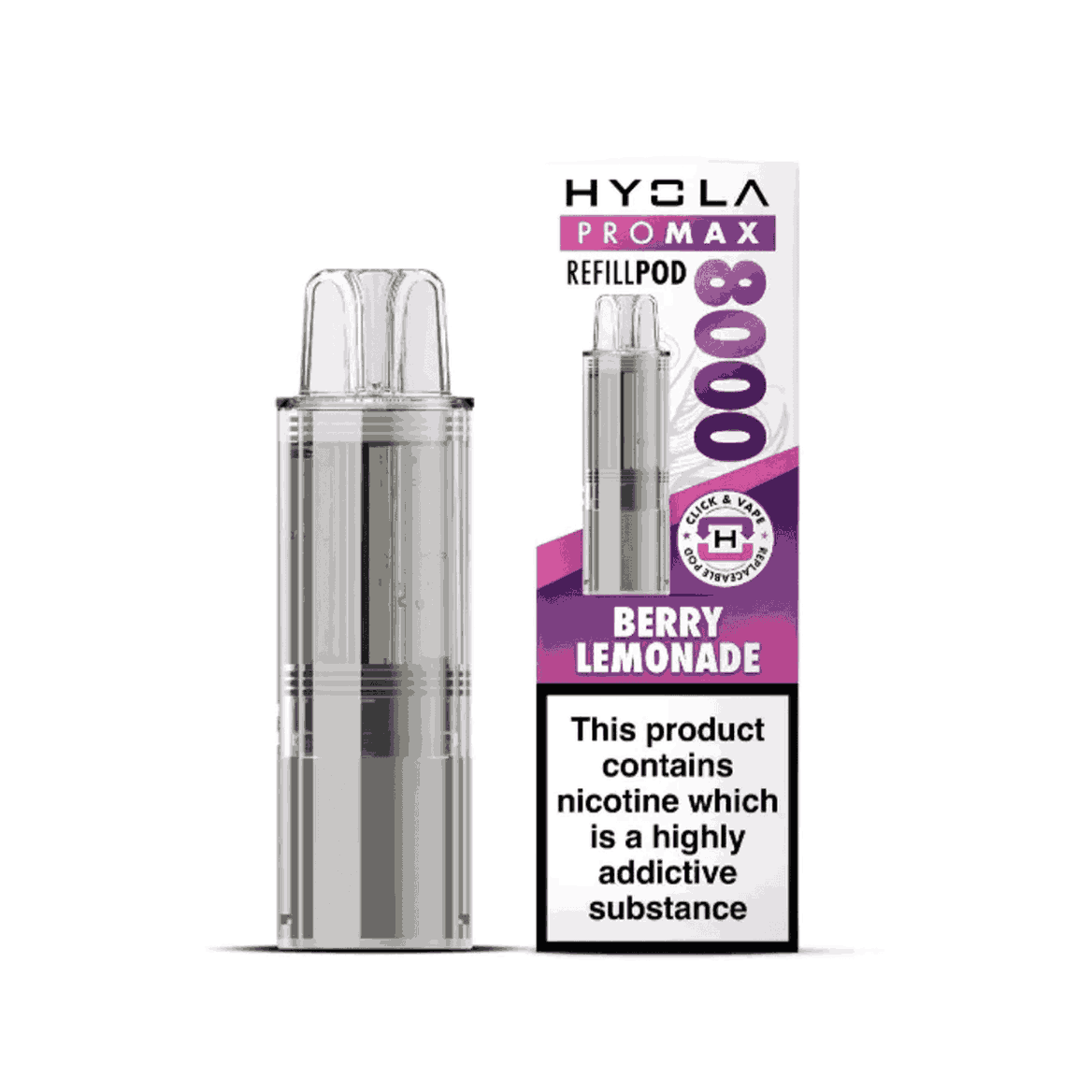 Hyola Pro Max 8000 Prefilled Replacement Pod | Box of 5