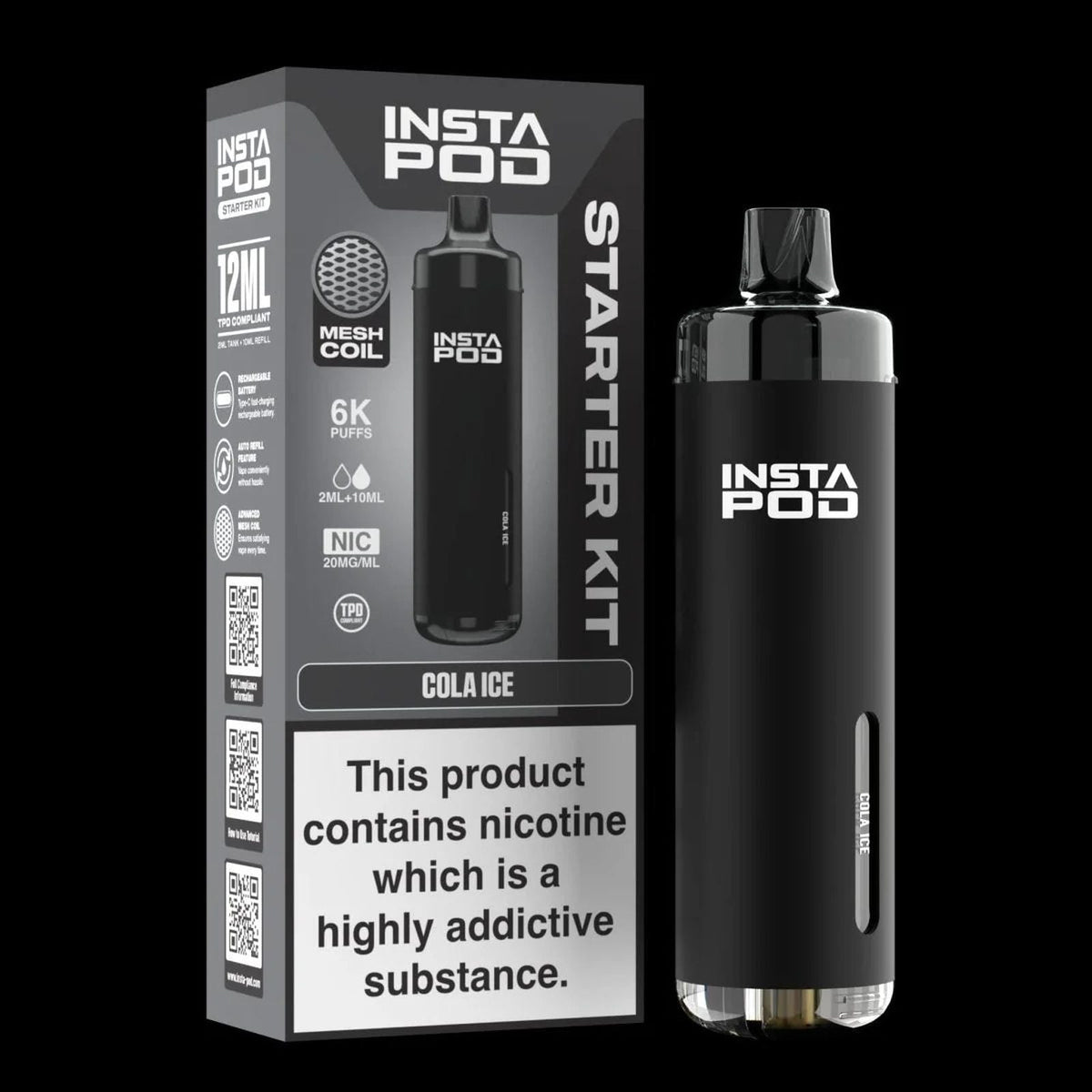 Insta Pod 6000 Prefilled Pod Vape Kit - Box of 5