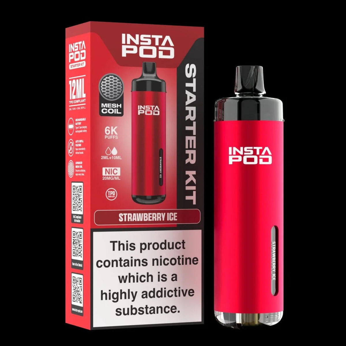 Insta Pod 6000 Prefilled Pod Vape Kit - Box of 5