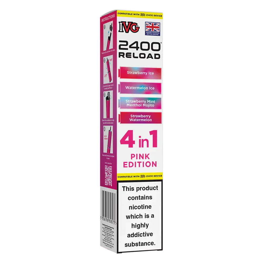 IVG 2400 4in1 Multi Flavour Edition Prefilled Pods