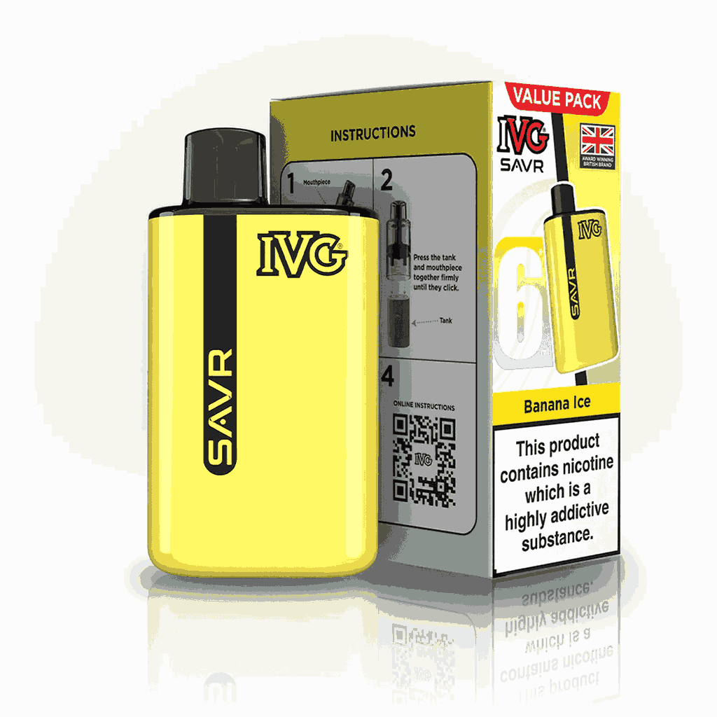 IVG SAVR 3000 Puffs Prefilled Pod Kit - Box of 5