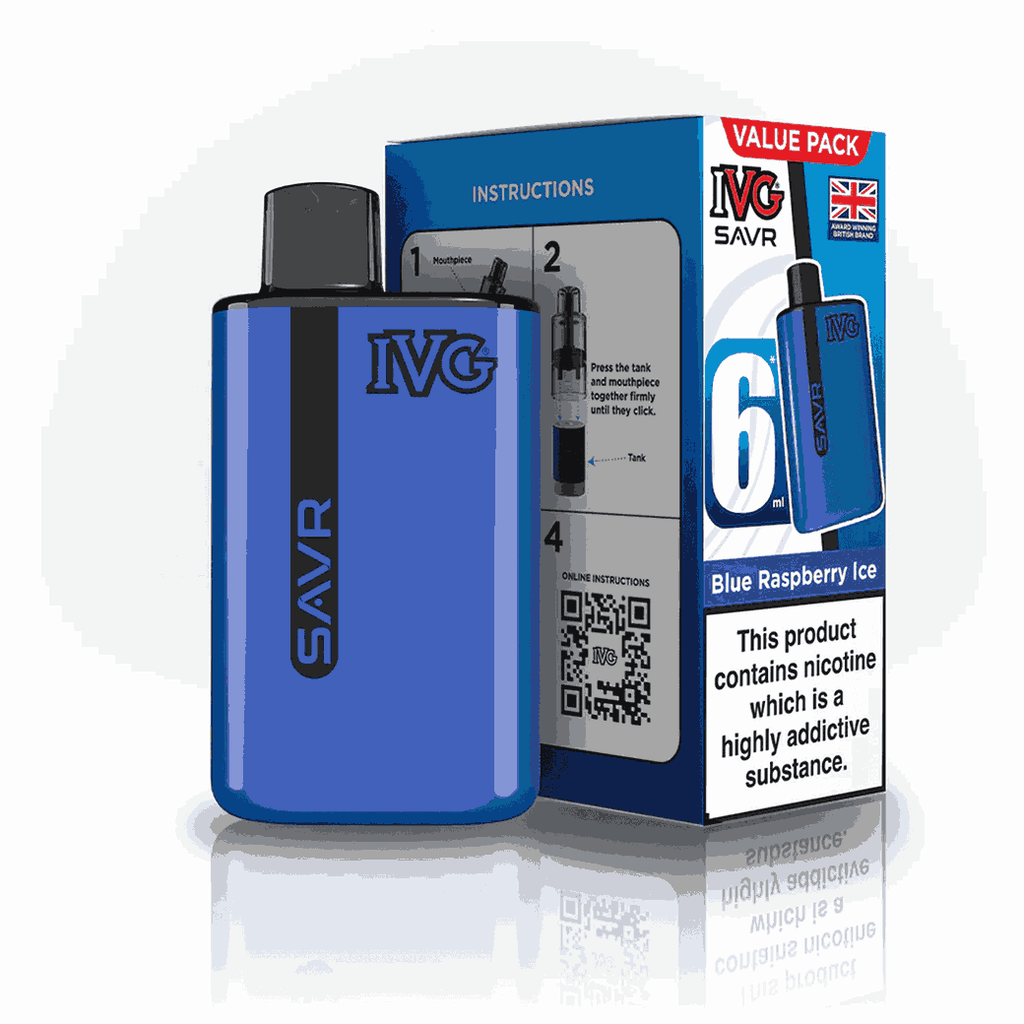 IVG SAVR 3000 Puffs Prefilled Pod Kit - Box of 5