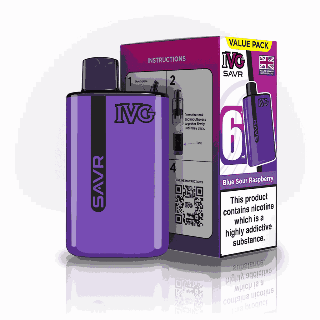 IVG SAVR 3000 Puffs Prefilled Pod Kit - Box of 5