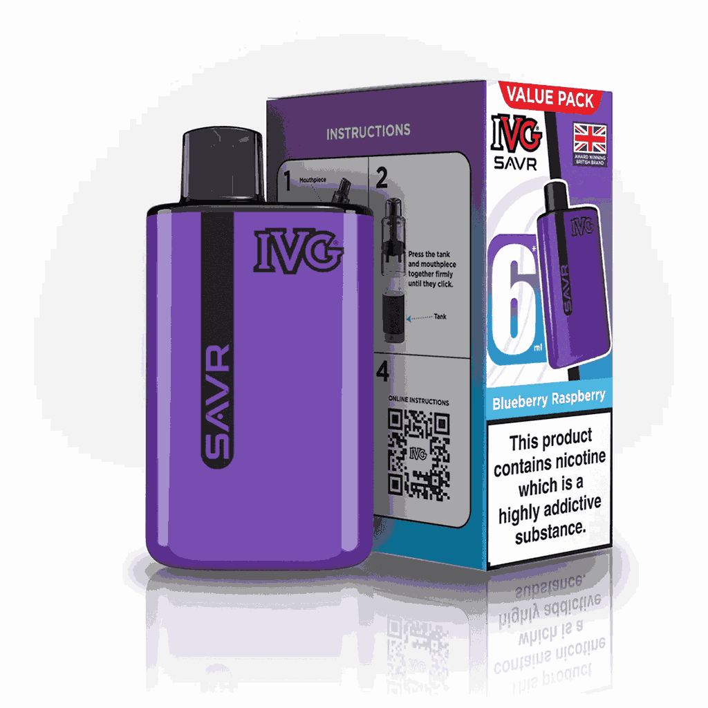 IVG SAVR 3000 Puffs Prefilled Pod Kit - Box of 5