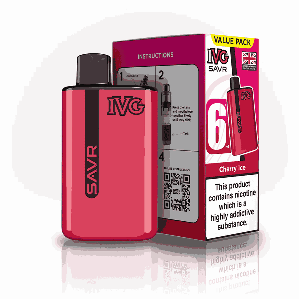 IVG SAVR 3000 Puffs Prefilled Pod Kit - Box of 5
