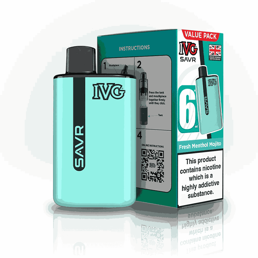 IVG SAVR 3000 Puffs Prefilled Pod Kit - Box of 5